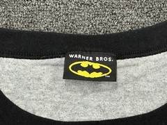 Y2K Warner Bros “Batman – The Strong Silent Type” Unisex Gray T-Shirt Size 2XL
