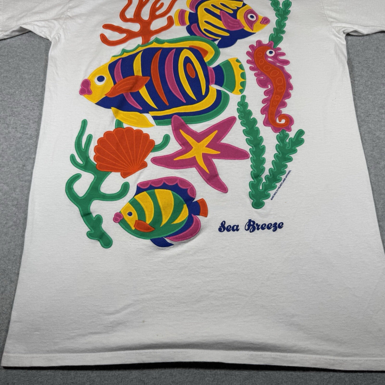 Vintage Nite Shirt Adult One Size fits All Made in USA Fish Tropical Casual gallery