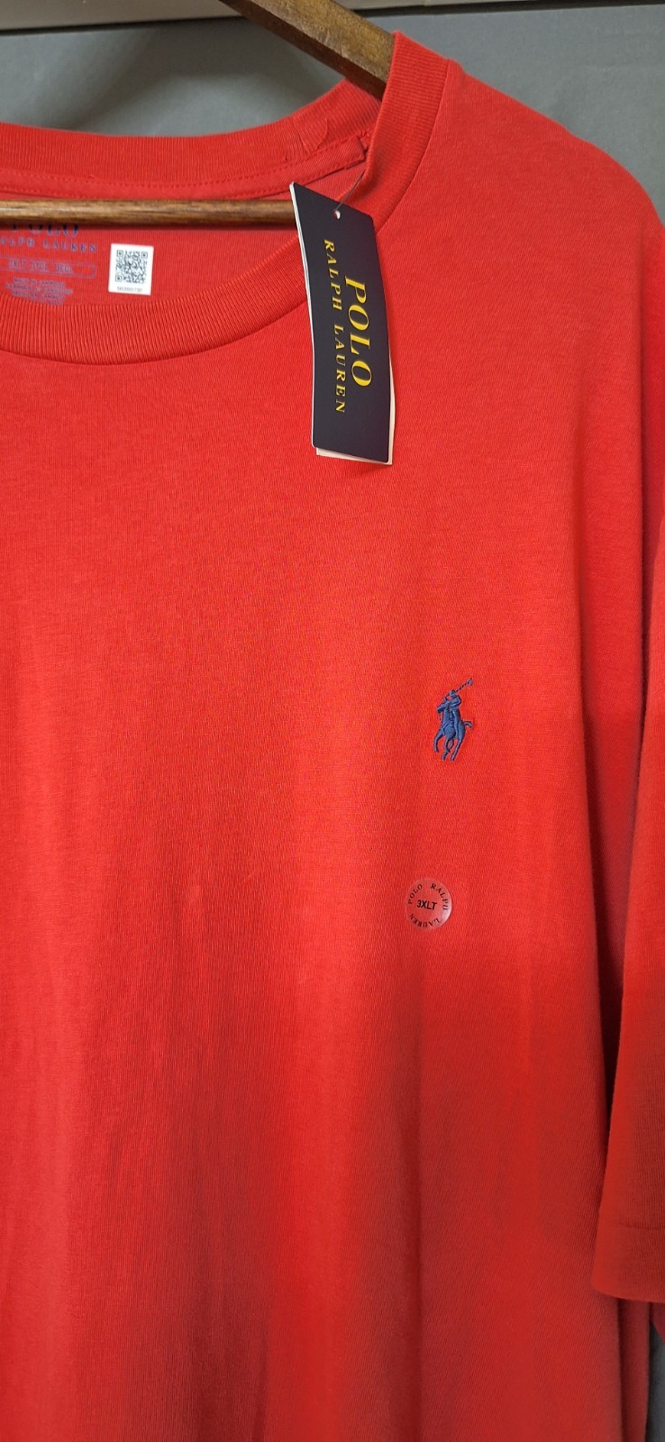 Polo Ralph Lauren Red Short Sleeve T-Shirt Men’s 3LT NWT
