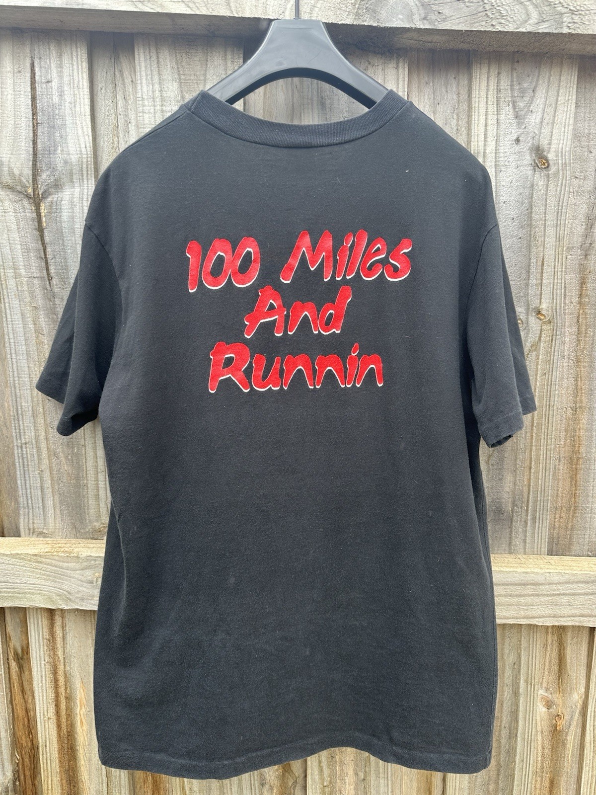 1990 TOP HEAVY N.W.A 100 Miles and Runnin EP Cover Tee Large ULTRA RARE 90s Rap gallery