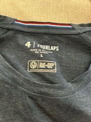 Fourlaps Level Tech Short Sleeve T-Shirt in Navy