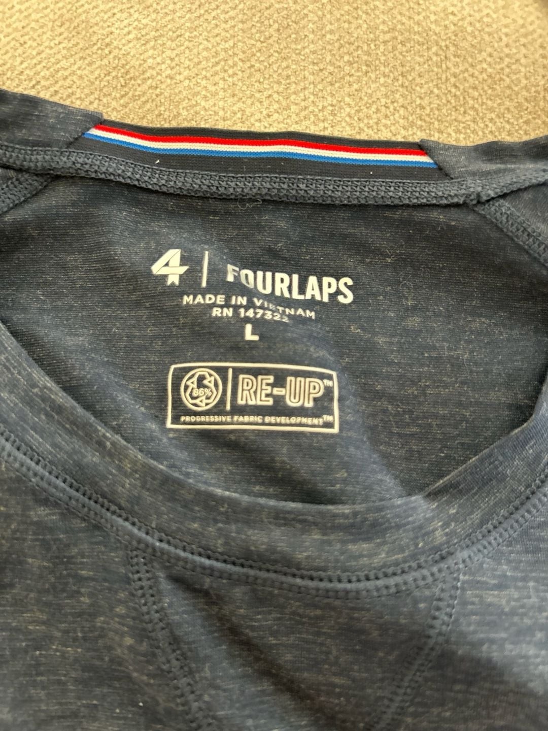 Fourlaps Level Tech Short Sleeve T-Shirt in Navy gallery