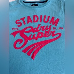 Superdry Osaka COLLEGIATE GRAPHIC LIGHTWEIGHT T-SHIRT blue men 2XL COTTON
