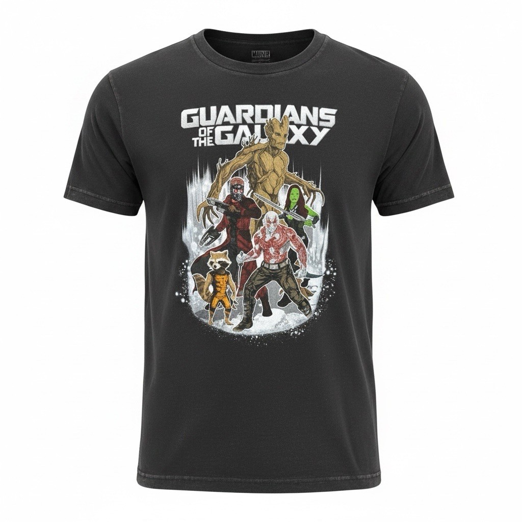 GUARDIANS OF THE GALAXY MARVEL COMICS T-SHIRT - MENS SMALL - GROOT ROCKET DRAX gallery