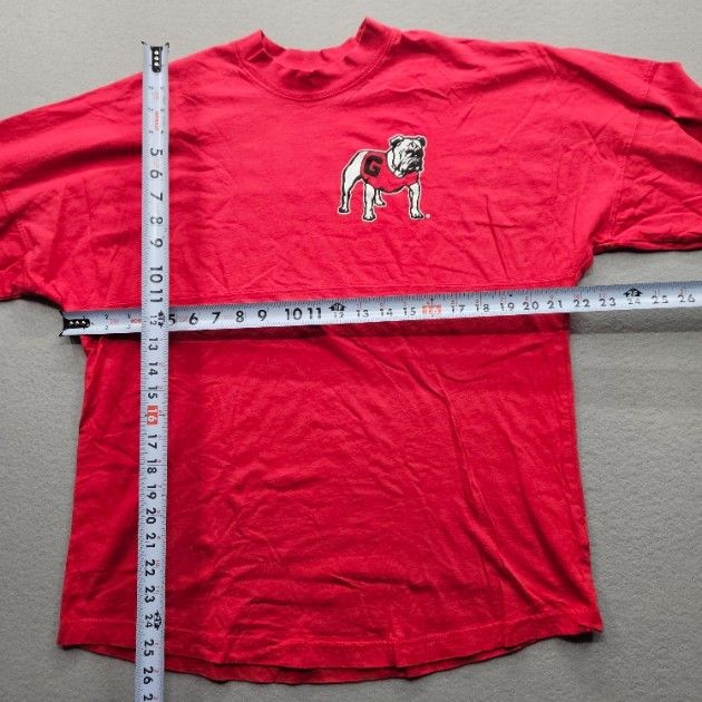 Original League Men's Medium Red Long Sleeve Georgia Bulldogs T-Shirt gallery
