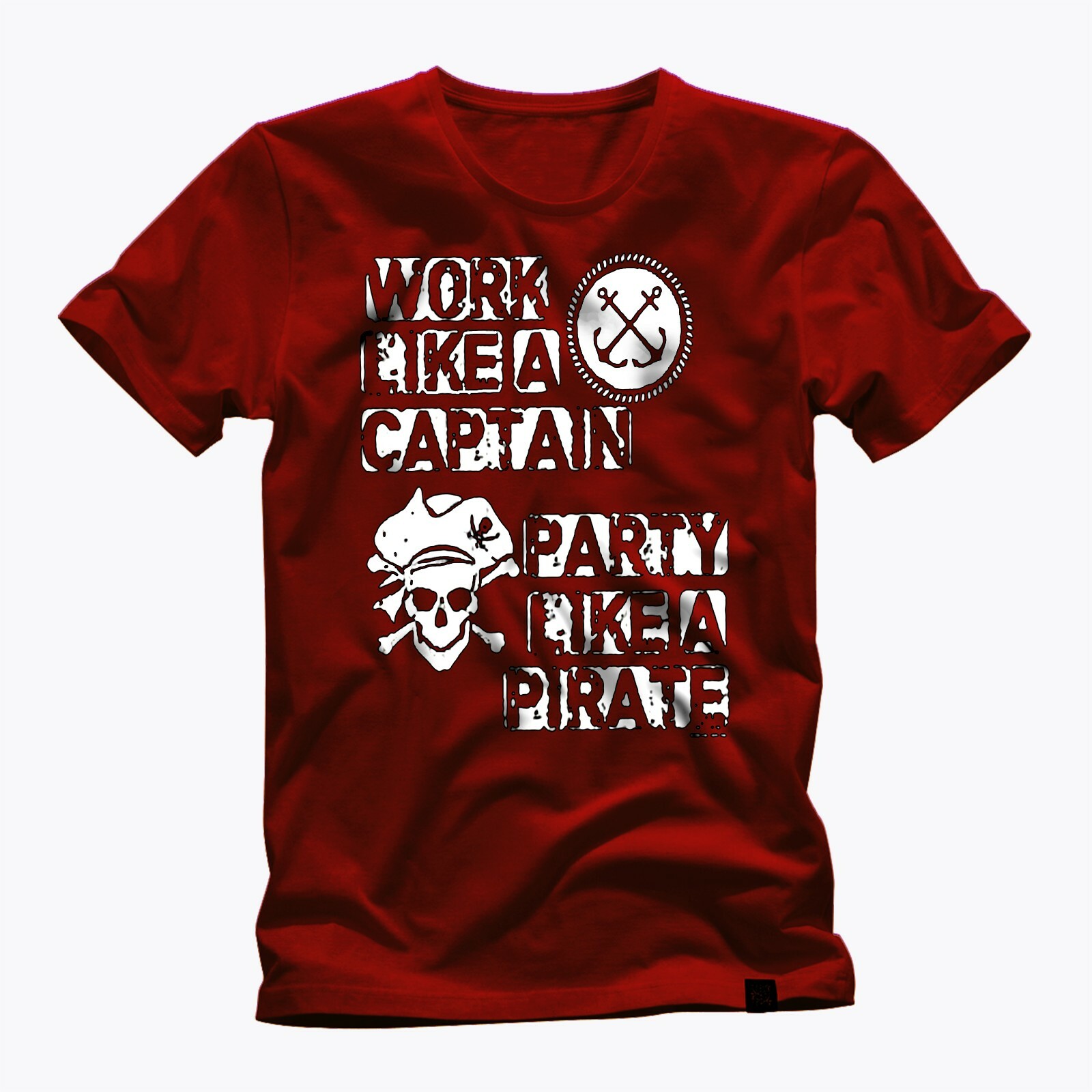 WORK LIKE A CAPTAIN PARTY LIKE A PIRATE FUN GRAPHIC Short-Sleeve Unisex T-Shirt gallery
