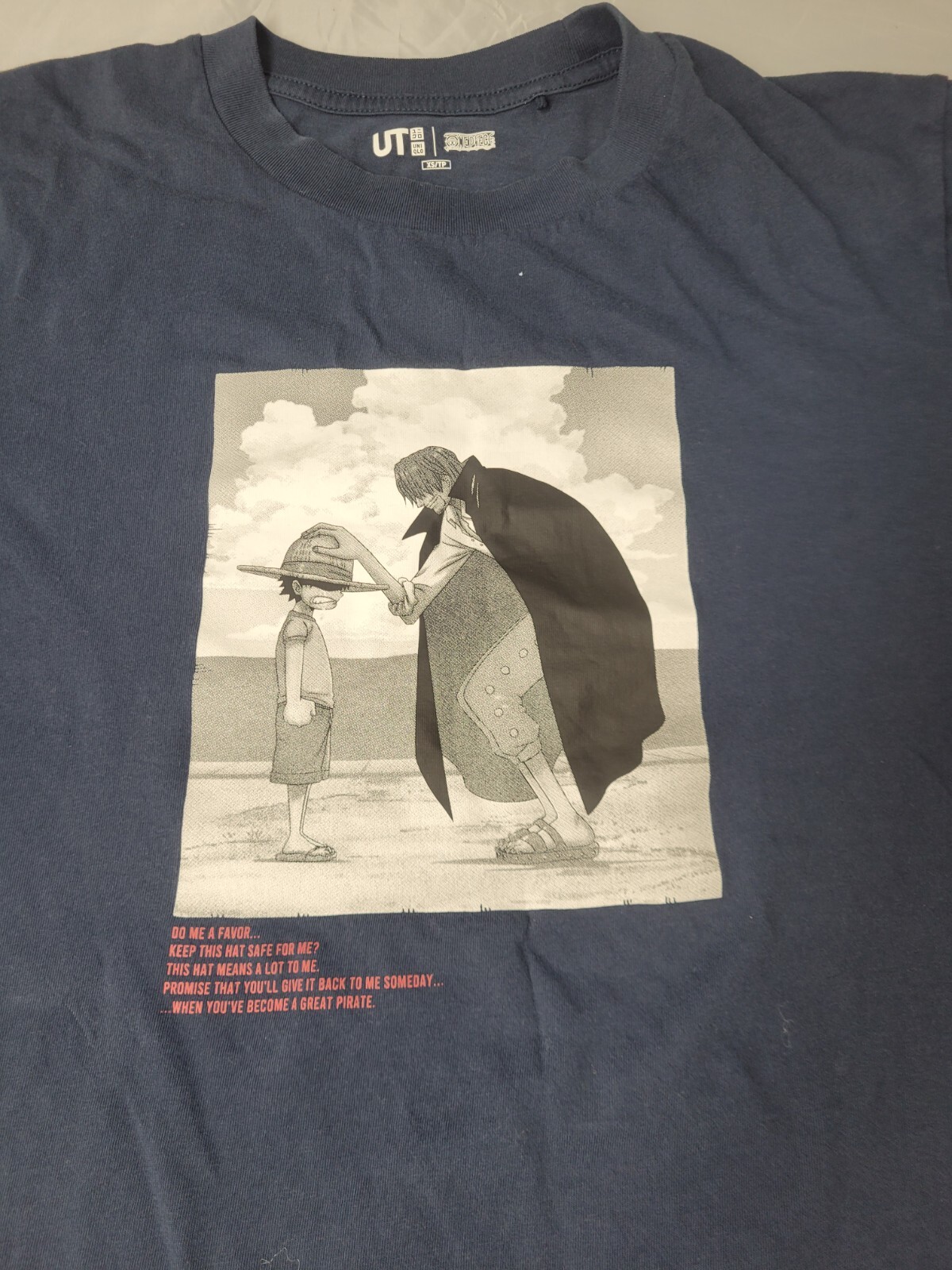 UNIQLO ONE PIECE FILM RED UT collaboration Shirt Luffy Shanks Adult Size XSmall gallery