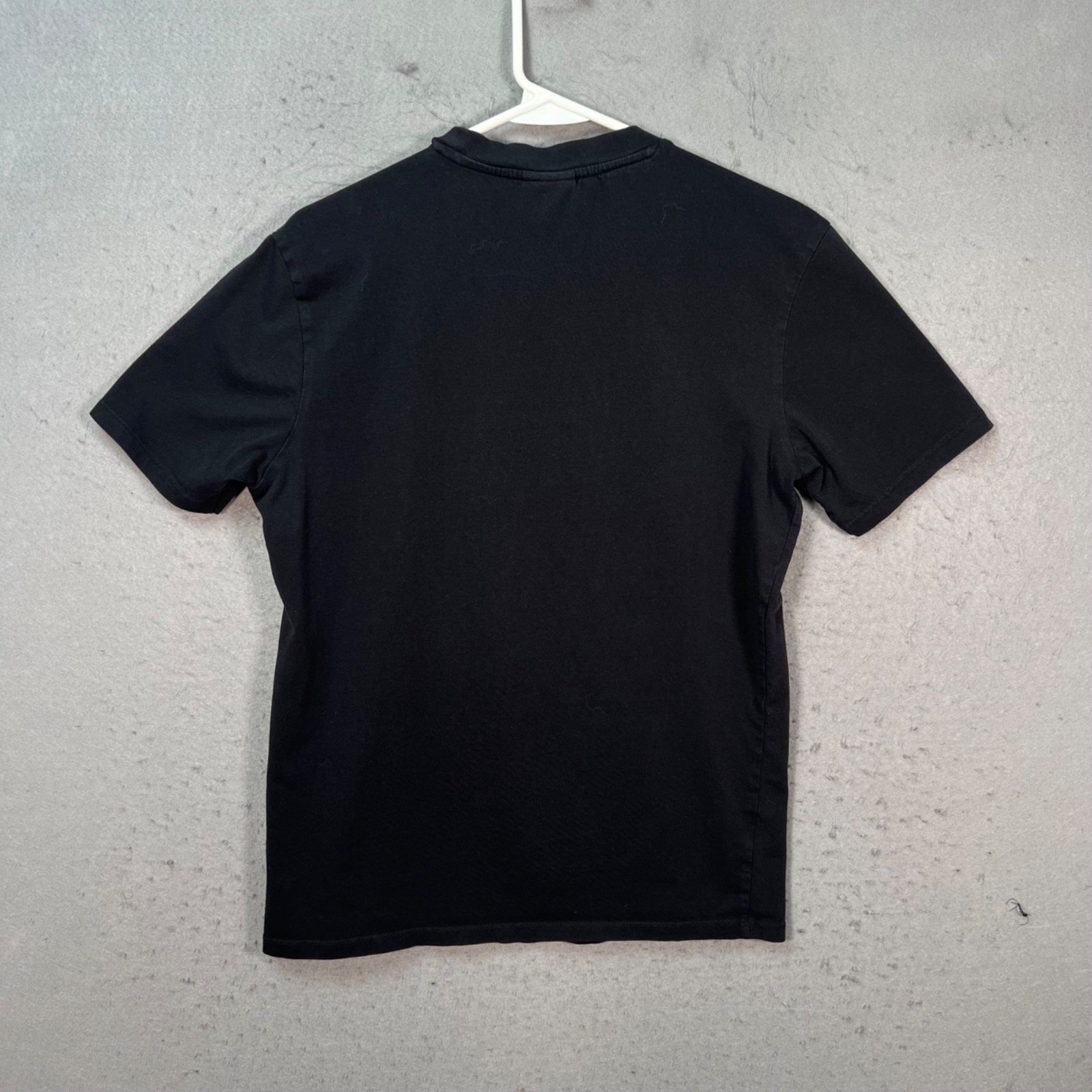 Mango Man Size Small Black Stretch T-Shirt Short Sleeve Crew Neck gallery