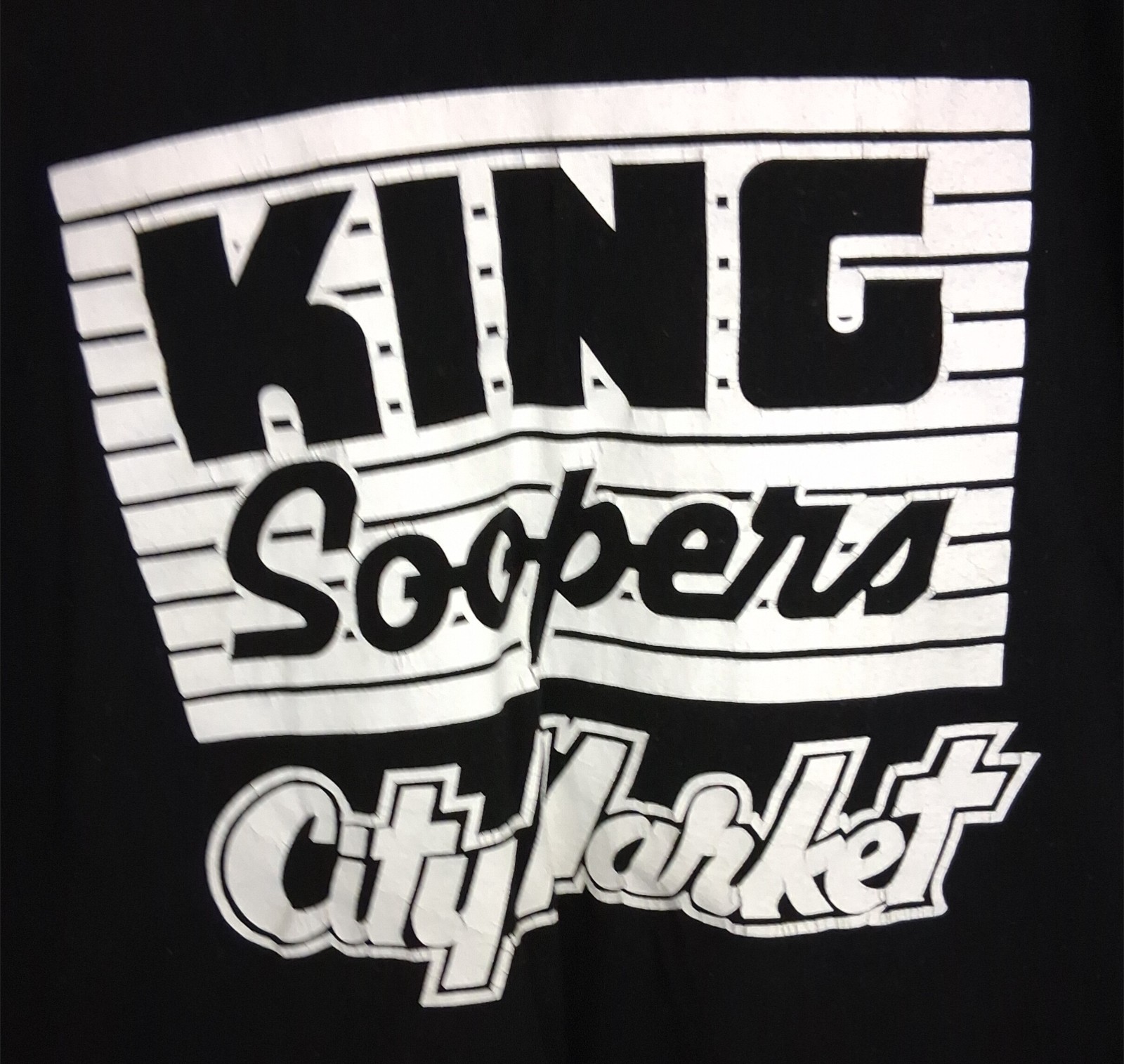 KING Soopers City MARKET Black T-Shirt Short Sleeve XXL Tultex 202 gallery