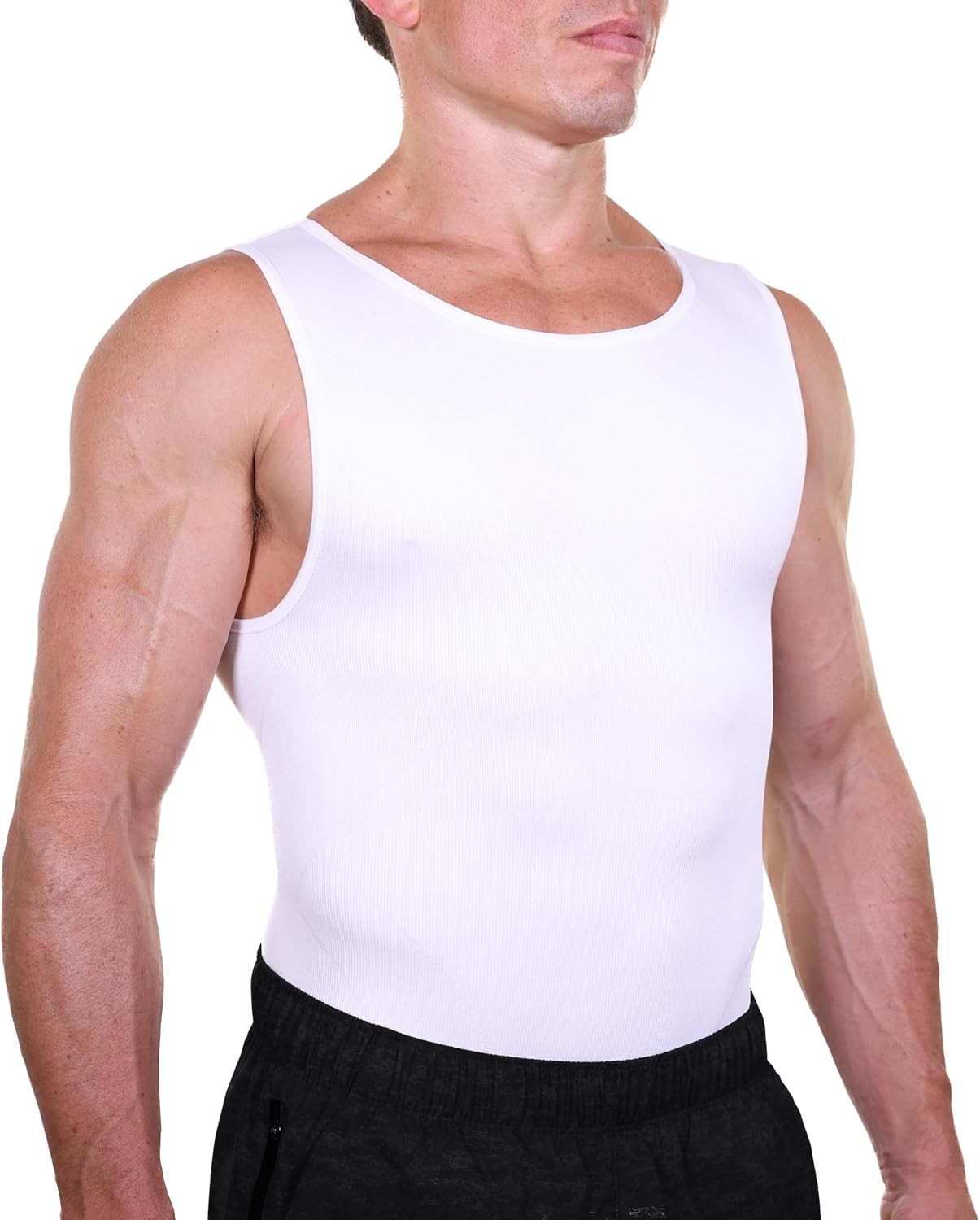 Men’s Compression Shirt for Gynecomastia Moobs Slimming Shapewear Chest