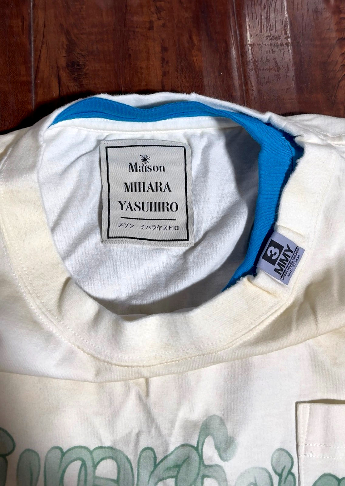 MAISON MIHARA YASUHIRO MMY Shirt Splicing Distressed OVERSIZED T-SHIRT SIZE 50 gallery