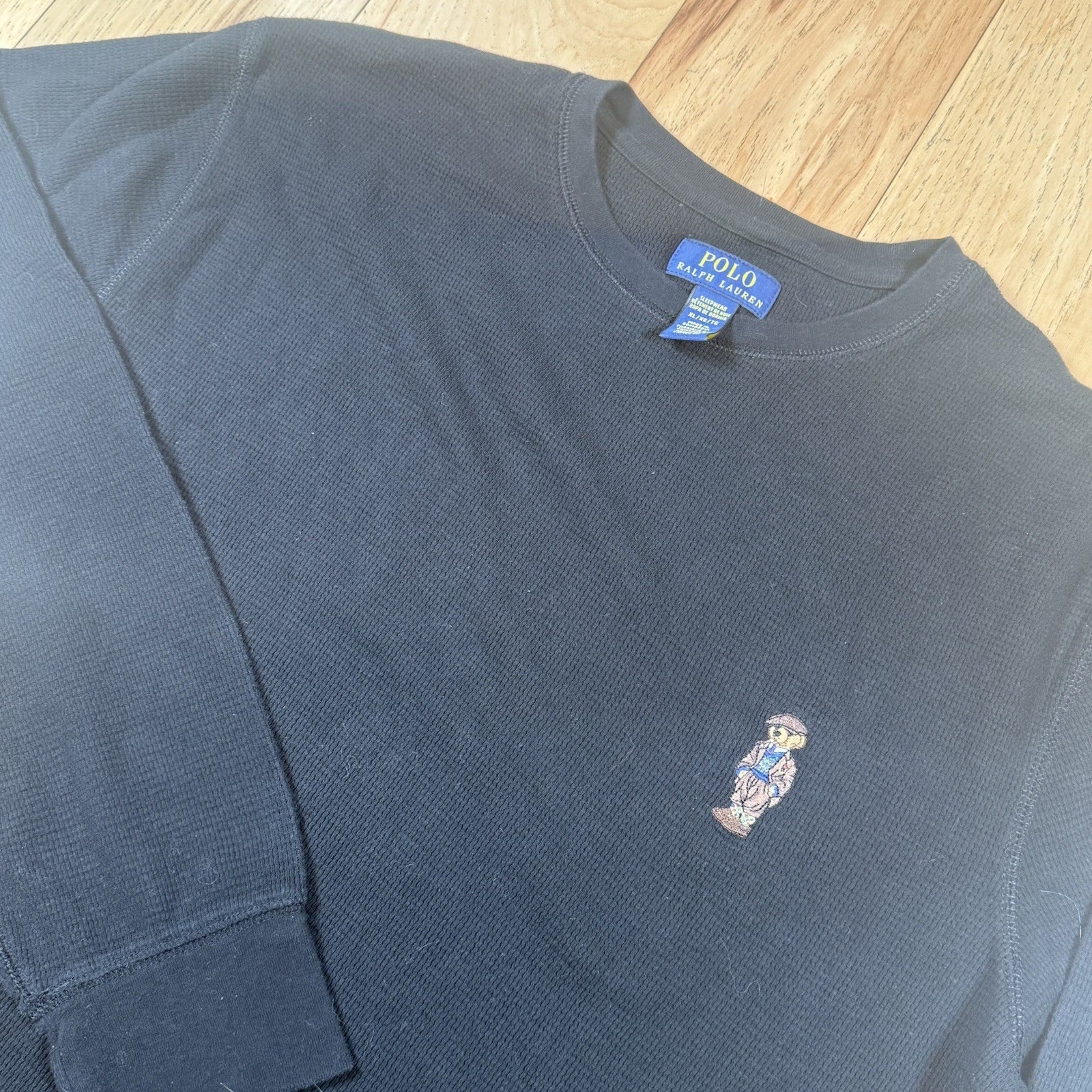 Polo Ralph Lauren Formal Bear Thermal Shirt Mens XL