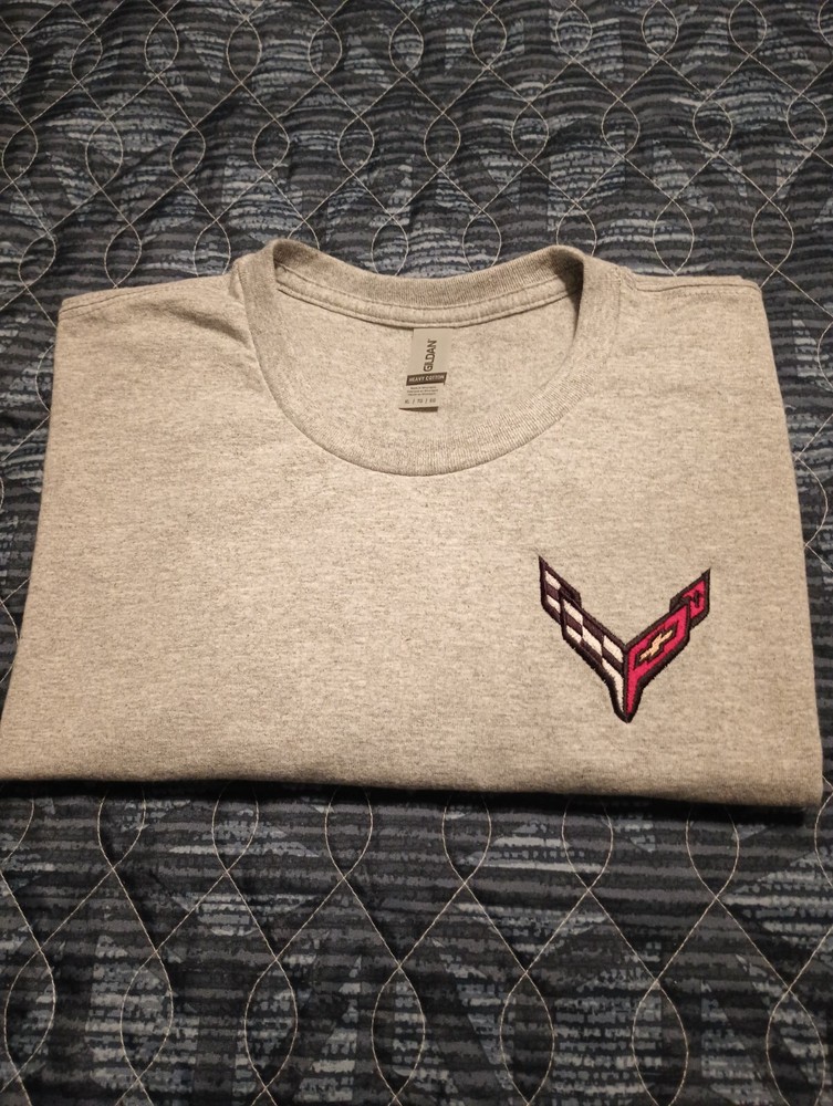 Men’s Embroidered CORVETTE C8 T-shirt