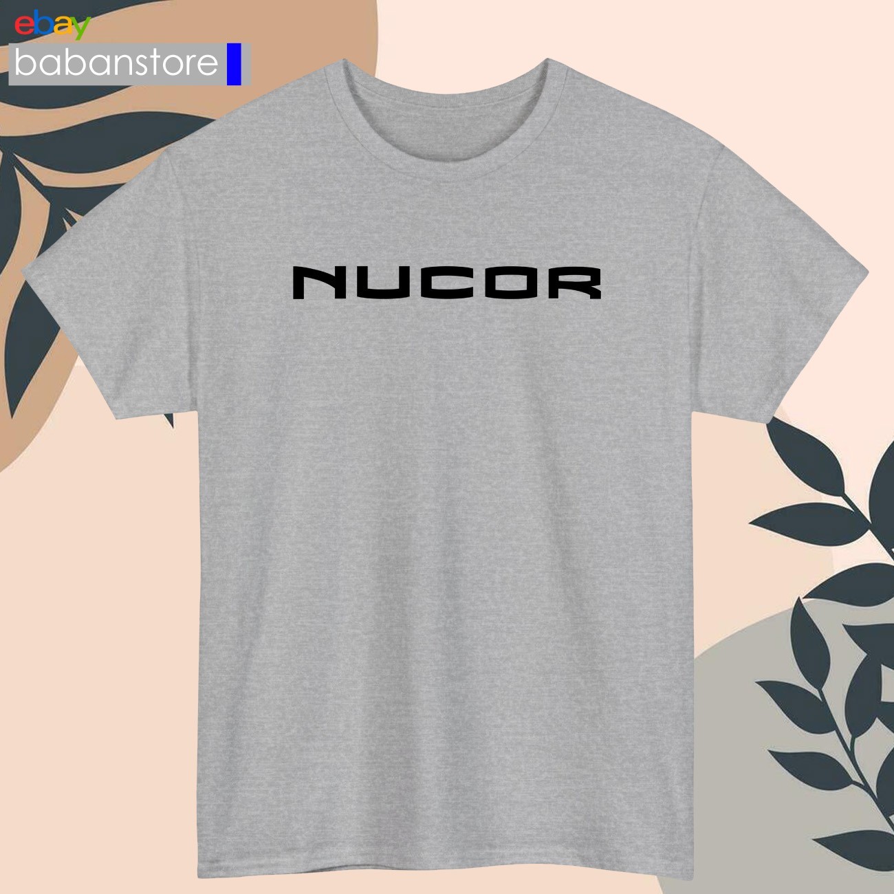 Nucor Company Logo Black/White/Grey/Navy/Red/Light Blue T-Shirt S-5XL gallery