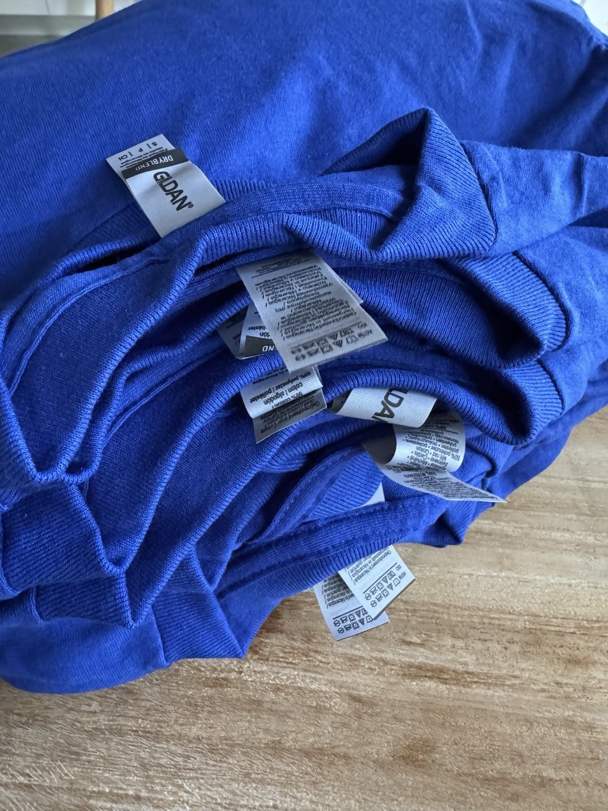 Gildan (16) Unisex Large G800 Dryblend T-Shirt’s Royal Blue Short Sleeve NEW gallery