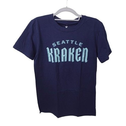 NEW Fanatics Seattle Kraken Men's Short Sleeve Tee Ice Hockey Blue Size S gallery