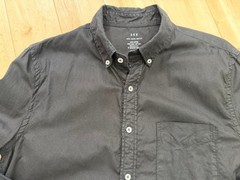 SAVE KHAKI UNITED Black Cotton Button-Down Shirt Size M (US L)