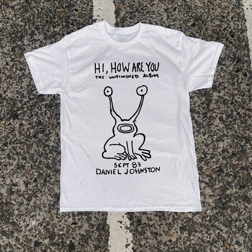 Daniel Johnston ‘Hi, How Are You?’ Rare T-Shirt White S