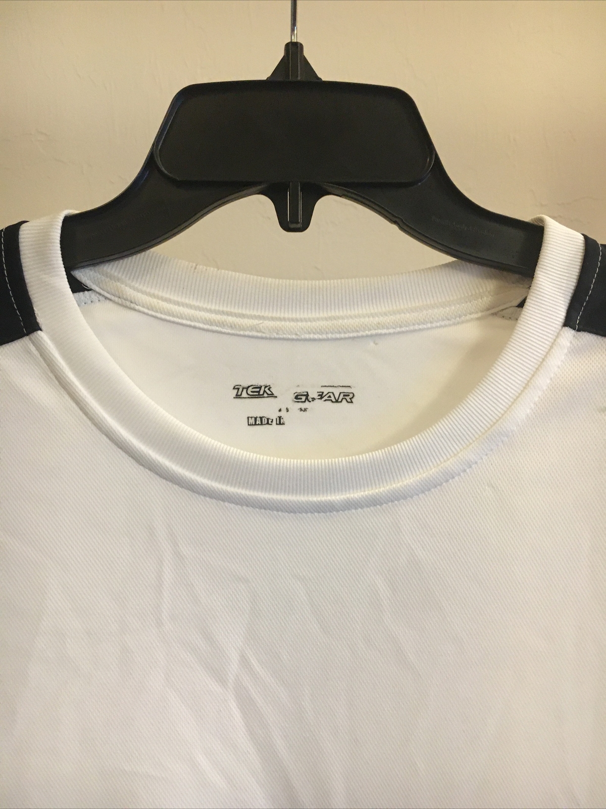 Tek Gear Men's T Shirt White Large Short Sleeve Crew Neck Cotton Pullover gallery