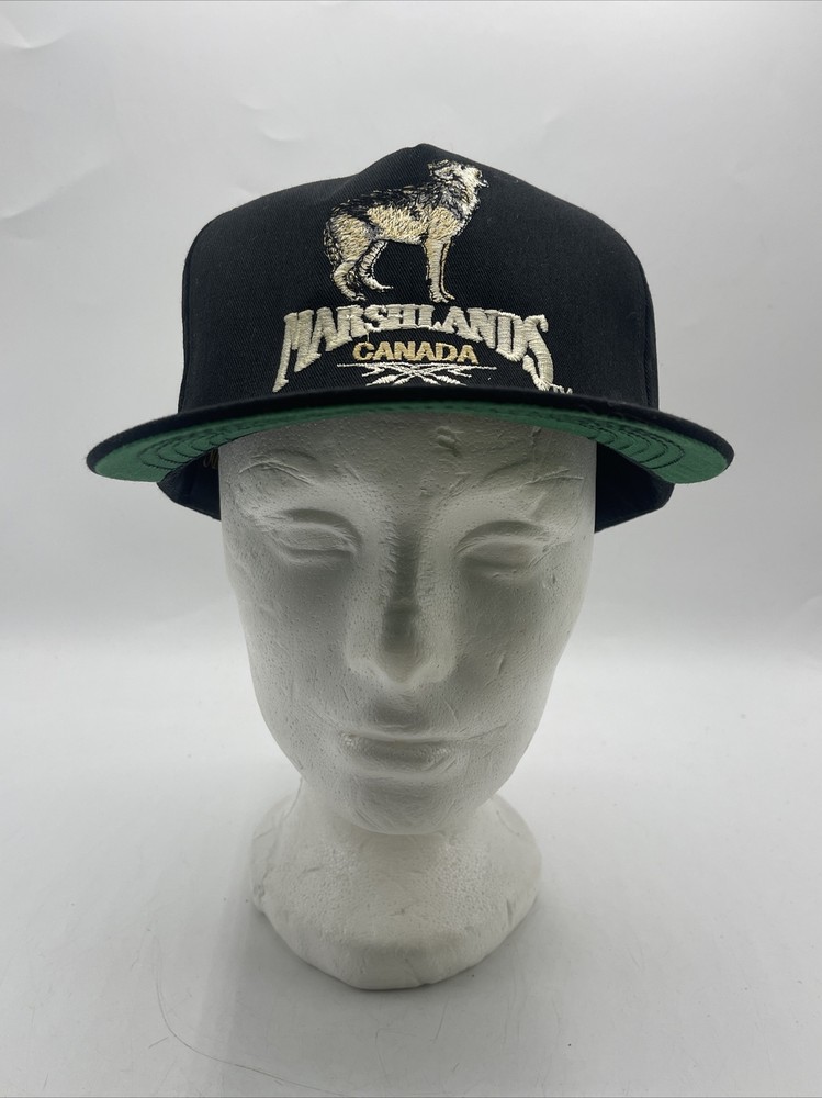 Canadian Marshlands Vintage Marshlands Canada Cap Strap Back Wolf