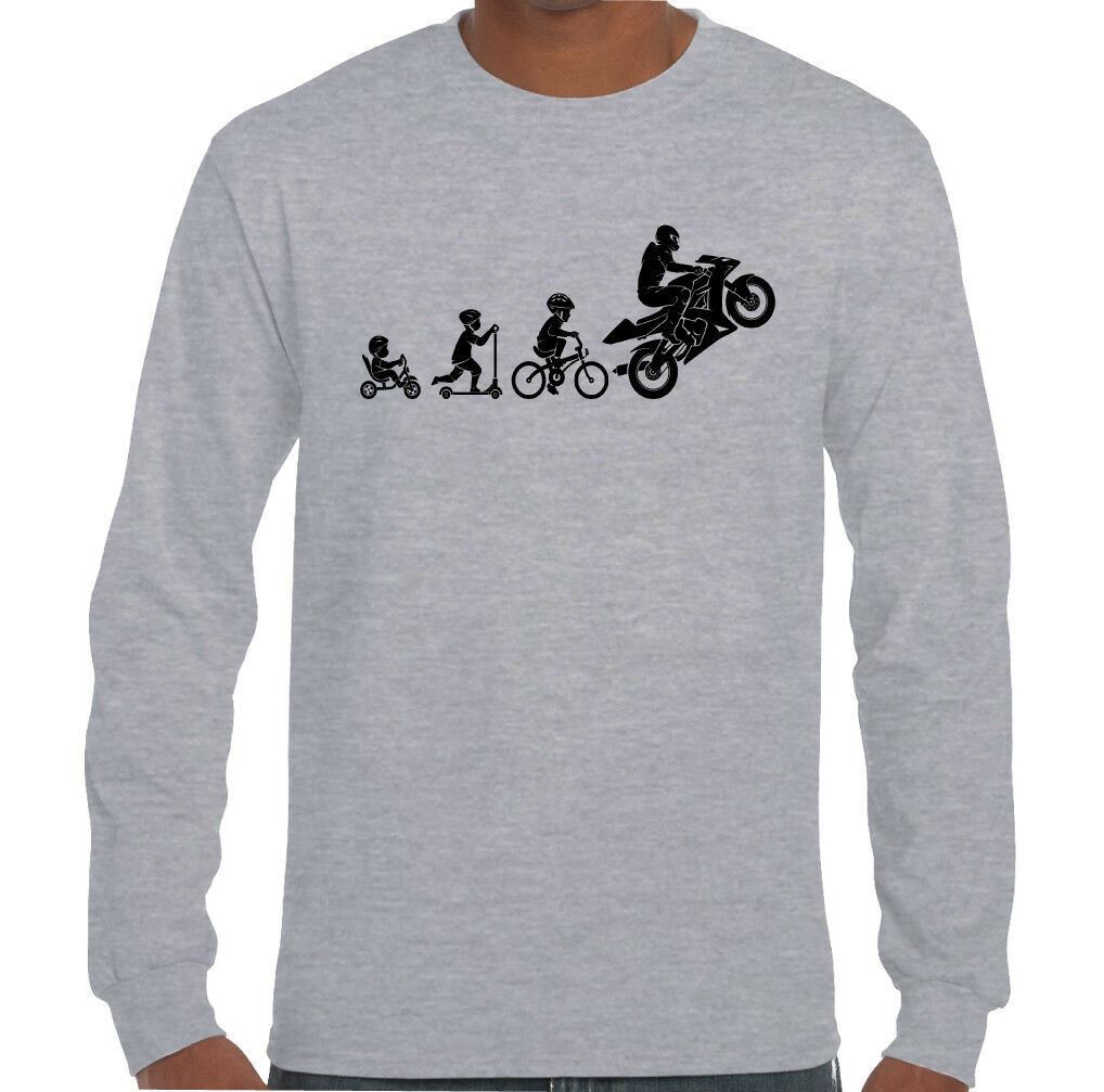 Motorbike Evolution - Mens Funny Superbike T-Shirt Motorcycle Sports Bike Biker gallery