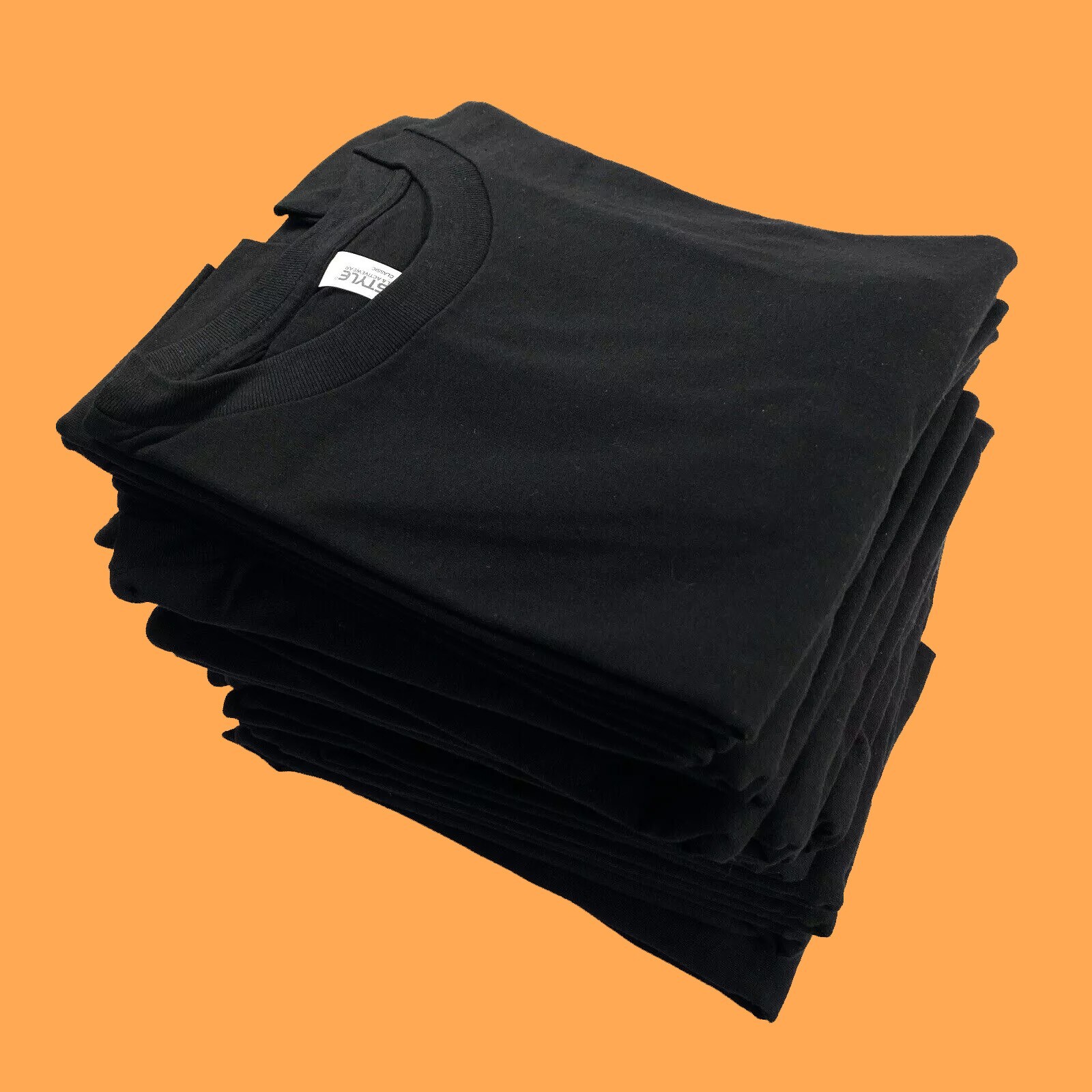 6 PACK ALSTYLE APPAREL MENS PLAIN SHORT SLEEVE T SHIRT 1301 SIZE MEDIUM BLANK gallery