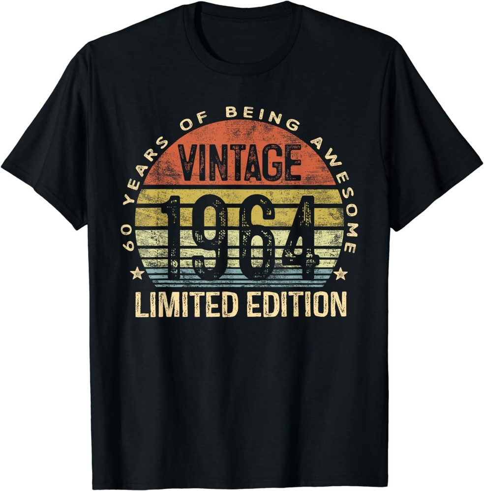 60 Year Old 1964 Limited Edition 60th Birthday Gift Unisex T-Shirt