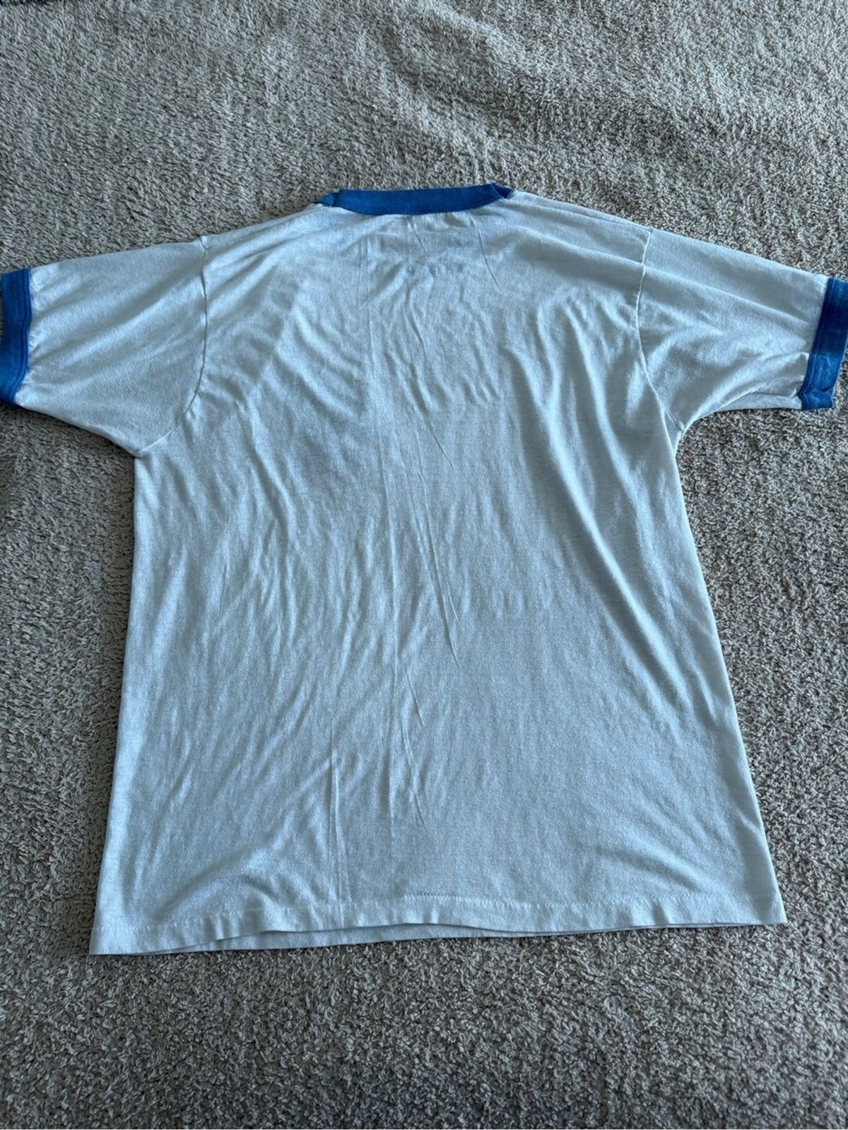⁠Vintage Kelly Tires Ringer T-Shirt 80s 90s Retro Automotive Graphic Tee Large gallery