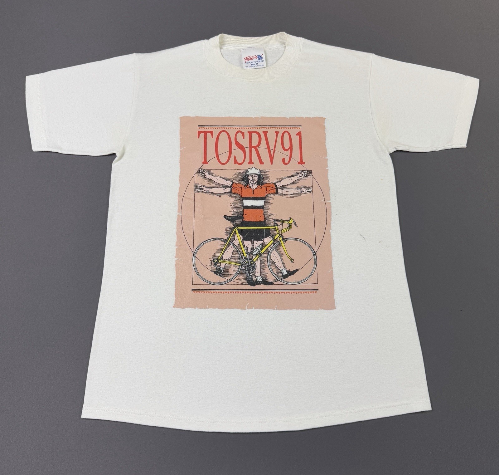 Rare Vintage 90s Tour Of The Scioto River TSRV Bike Bicycle Touring Classic Art gallery