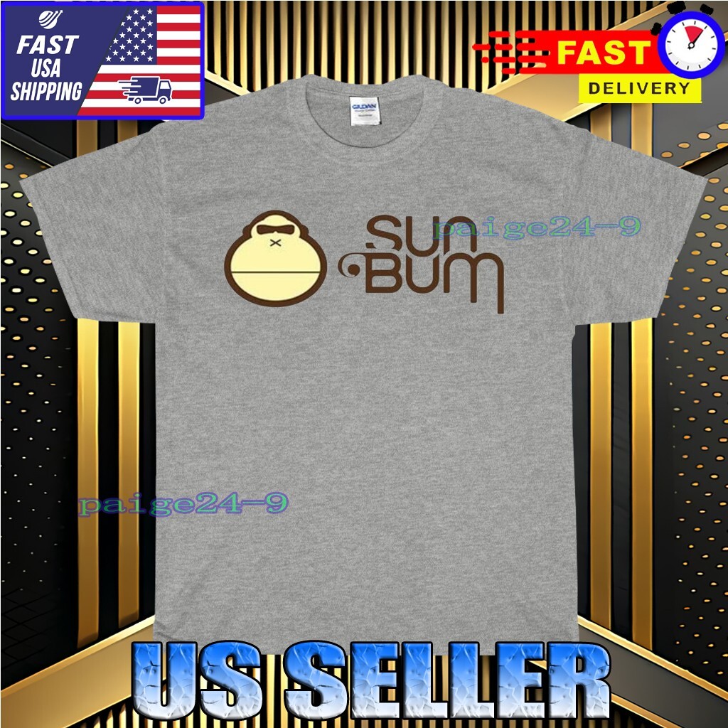 NEW SHIRT SUN BUM SUNBLOCK LOGO T-SHIRT FUNNY AMERICAN USA UNISEX TEE SIZE S-5XL gallery