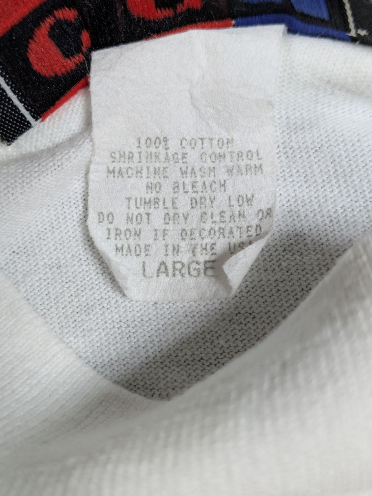Vintage CCM Mock Neck Shirt Mens Lg White Long Sleeve Hockey Base Layer Made USA gallery
