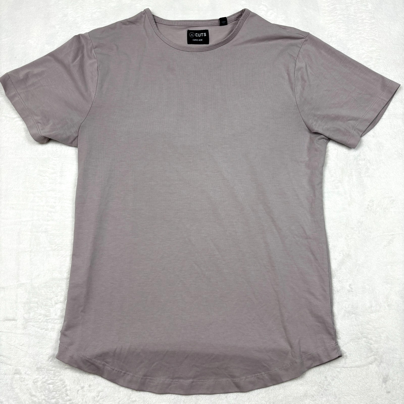 Cuts Curve Hem T Shirt Mens L Pink Mauve Pyca Pro Stretch Athletic Tee gallery