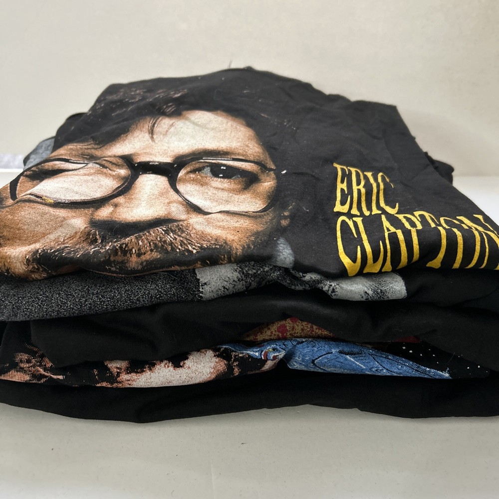 Vintage 6 Piece DRY ROT T-shirt Bundle Eric Clapton Star Trek Advertising 90’s
