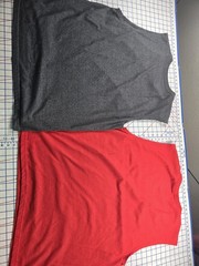 Tru/Fit Men’s Gray AND RED Training Sleeveless Shirt Size 2XL USED GREAT SHAPE