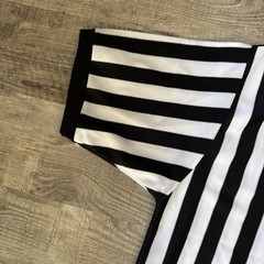 VKM Venus Knitting Mills Referee Official Jersey Shirt Size XXL Black White