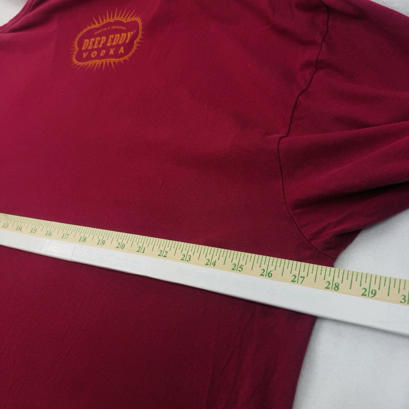 Rare Deep Eddy Vodka Tee Comfort Colors Ruby Soda Lime Mixed Drink Austin XXXL gallery