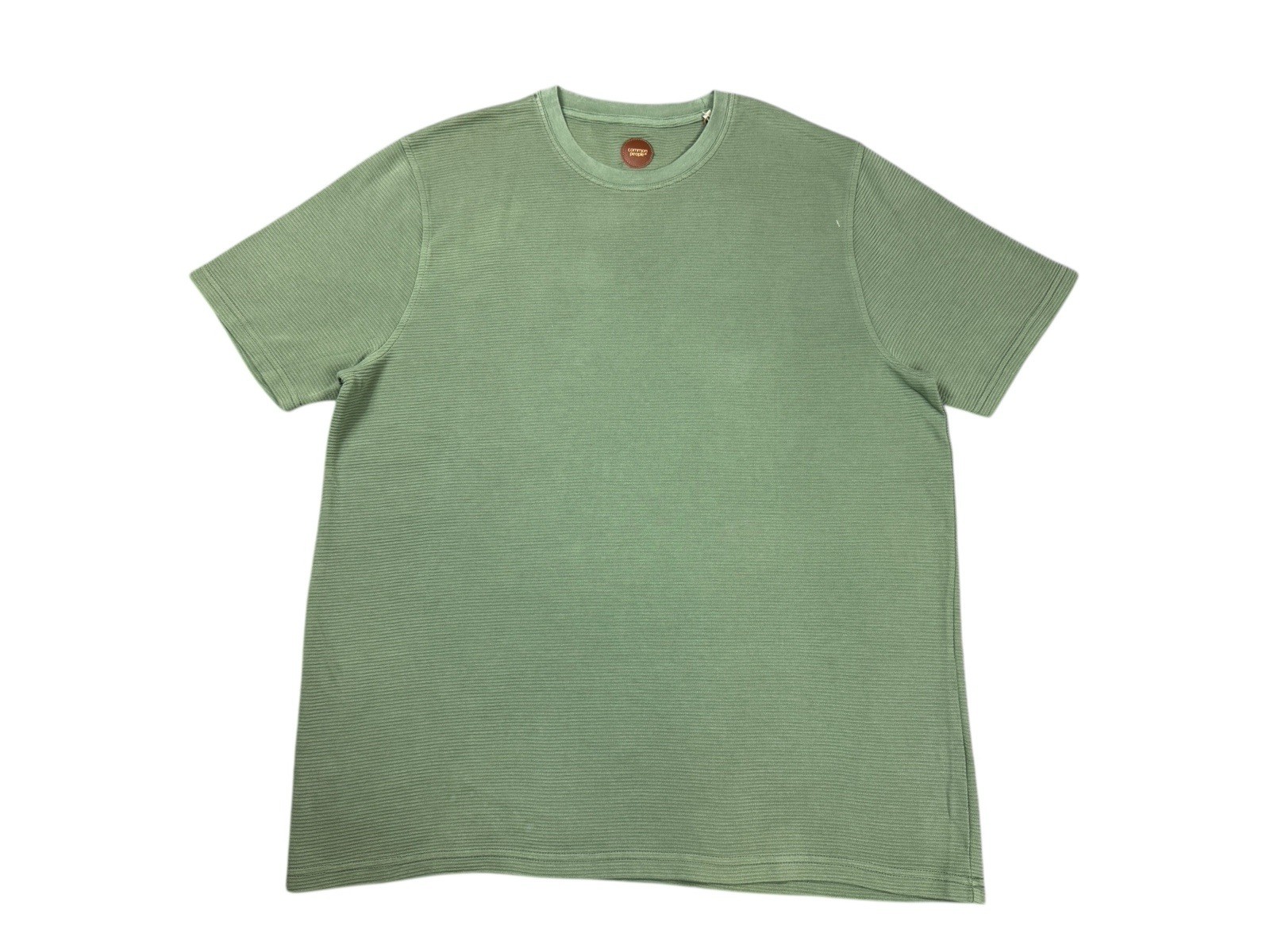 Common People Ottoman Texture Shirt Garment Dye Relaxed Fit Green L Ribbed Sleek gallery