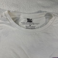 Tom & Jerry Cartoon Retro Comic Strip Graphic T-Shirt Shirt White Size Medium