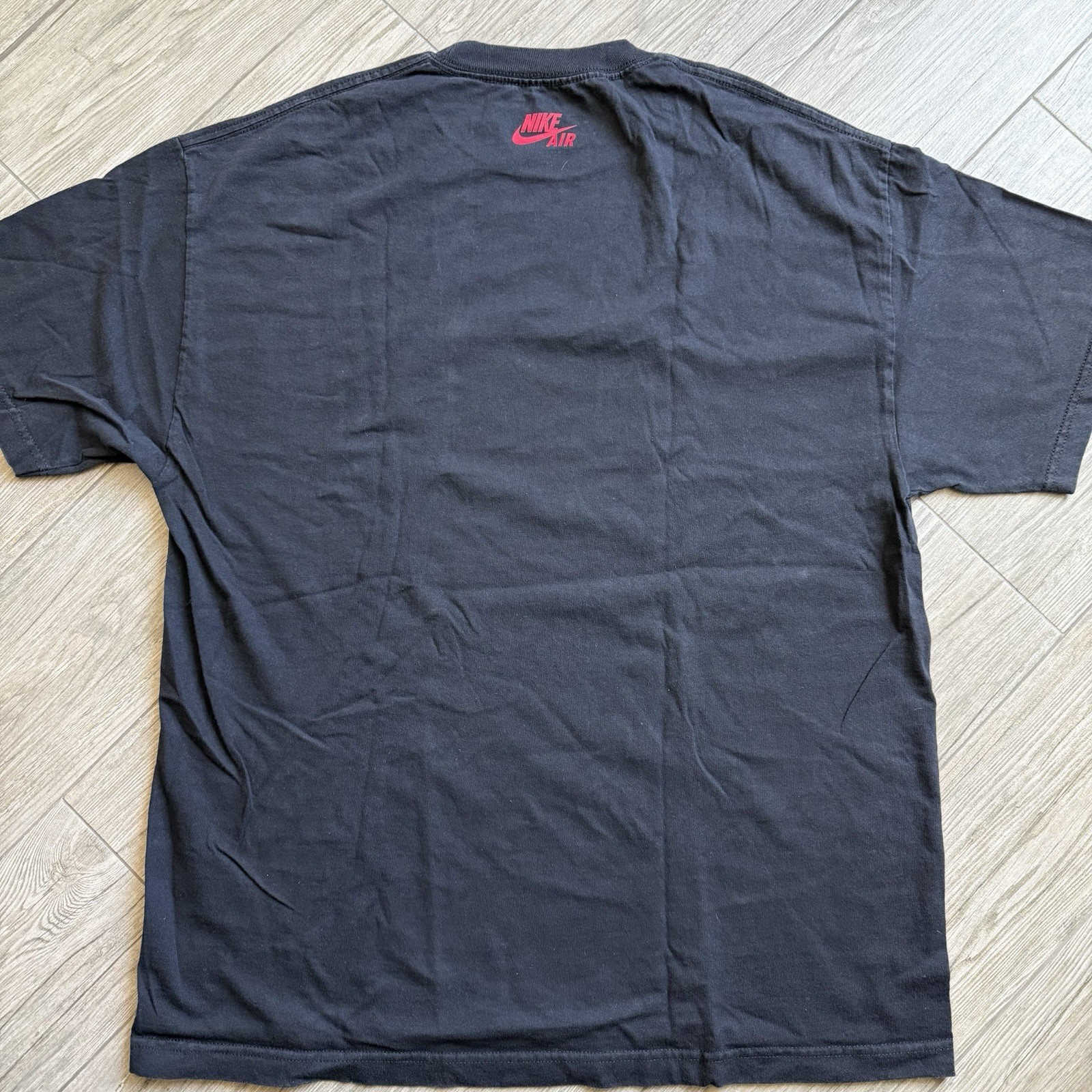 Vintage Nike Air STR8 Pippen Black/Red Graphic Crew Neck Tee Shirt Men's XL gallery