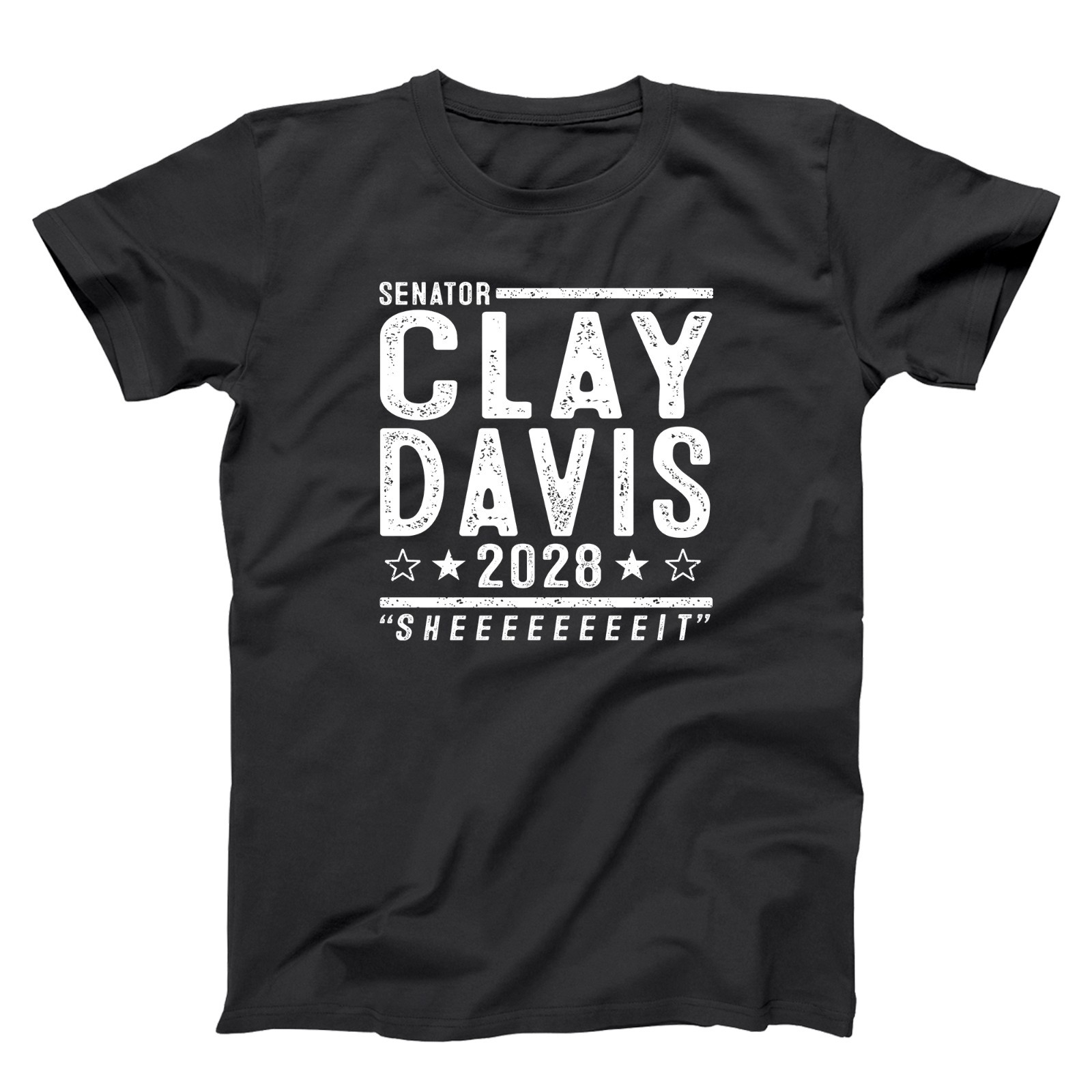 Sen Clay Davis 2028 Election humor - Sheeeit - funny wire tv show Soft T-shirt gallery