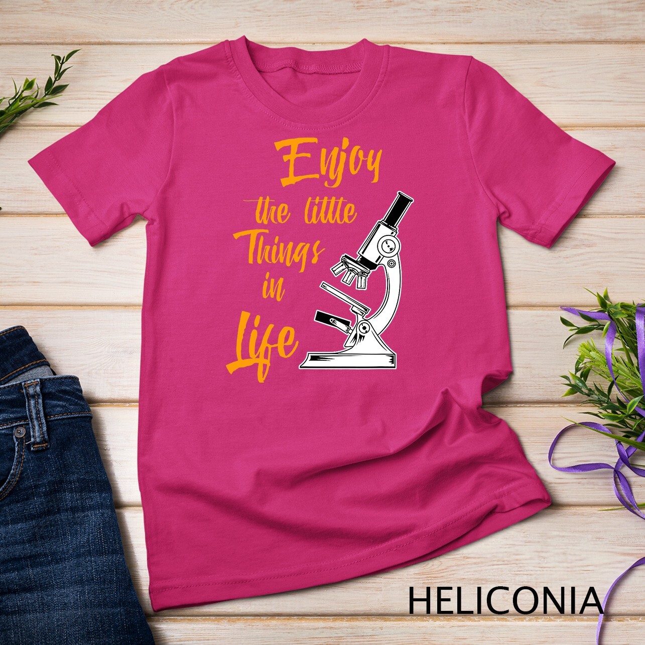 Biologist Microscope Laboratory - Funny Biology Pun Unisex T-shirt gallery