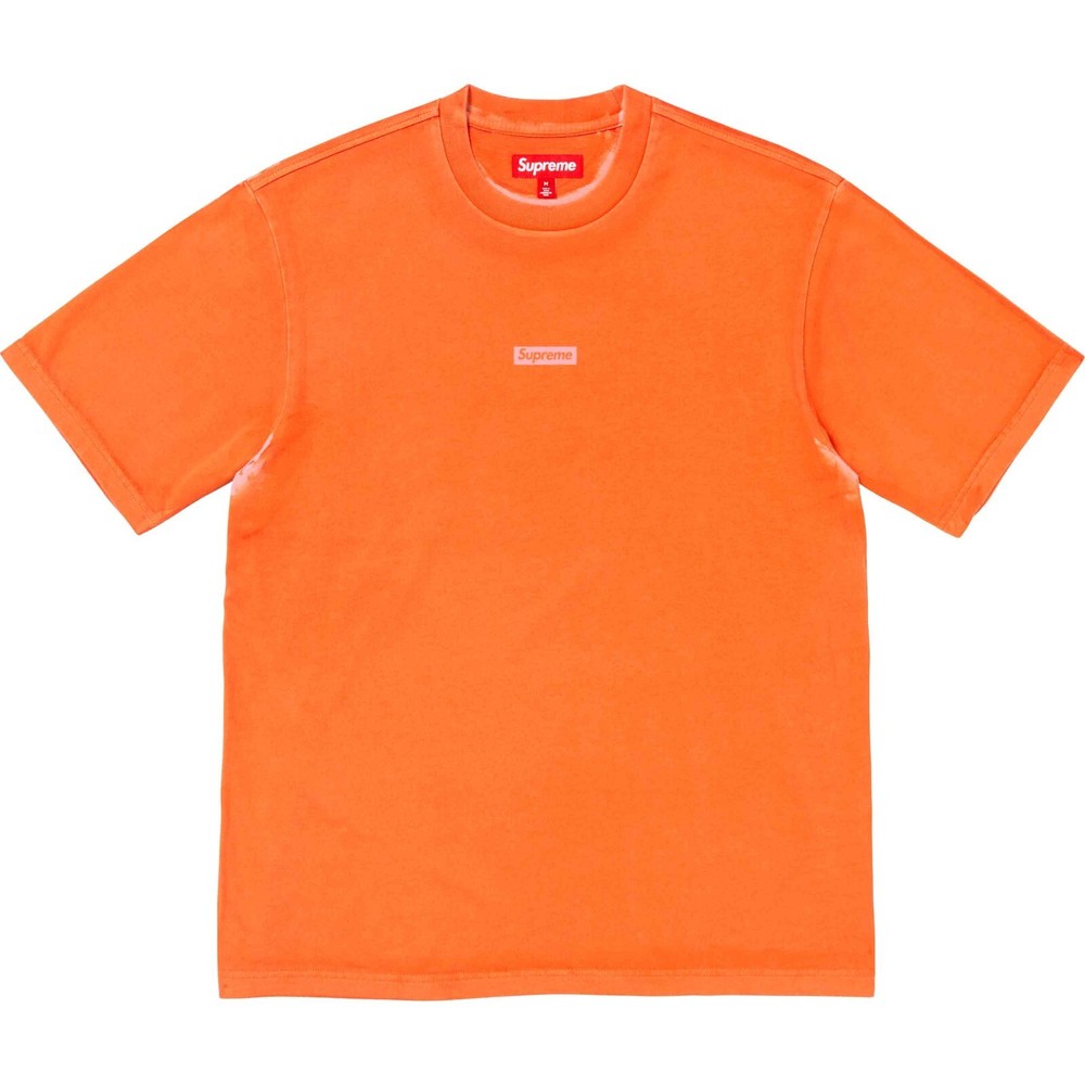 Supreme Overprint Small Box S/S Top Shirt Tee – Orange – Size Medium – SS24 New