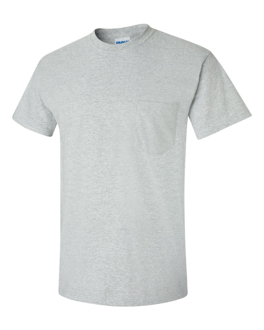 Gildan 2300 Short-Sleeve Tees W/ Pocket, Custom Printing One Side or Both gallery