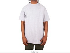 Shaka Wear Max Heavyweight Plain Cotton Crew Neck Short Sleeve Big Tall T-shirt