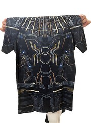 Men’s T-shirts Spider Superhero Compression Tights Short Sleeve Tops Tee Gym