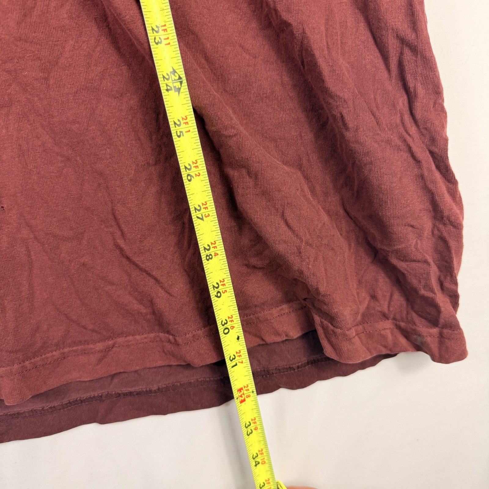 Carhartt T-Shirt Men's XL Original Fit Red Short Sleeve Pocket 100% Cotton gallery