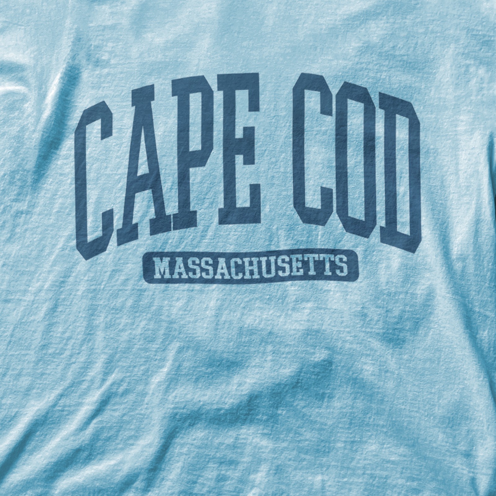 Cape Cod Massachusetts Souvenir Beach Classic, Vintage T-Shirt Light Blue gallery