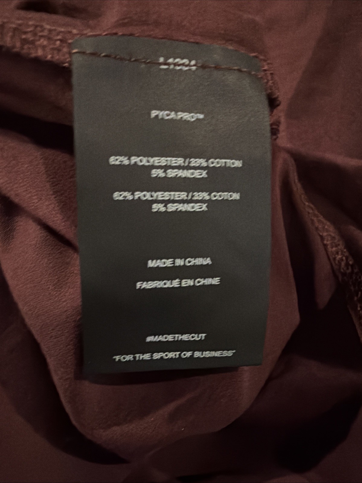 NWOT Cuts AO Men's Trim XL Short Sleeve Crew Curve-Hem Magenta Tee- $54 Retail! gallery