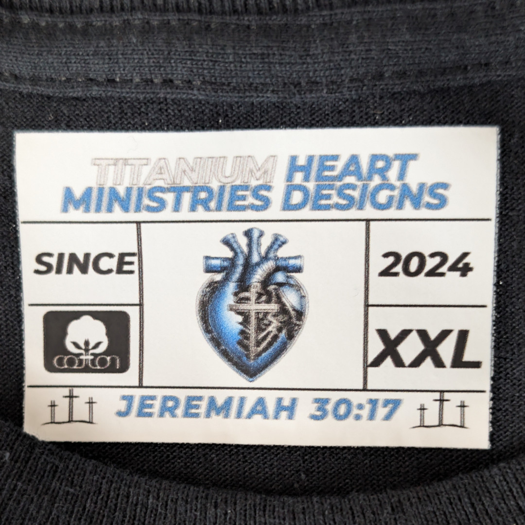 THM Designs Walking Bread Christian Graphic Tee NWT XXL Gildan G500 DTF gallery
