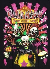 Killer Klowns From Outer Space T-shirt Scary Horror B-Movie Tee Men’s Black New